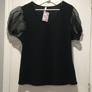 Velvet angel black shirt